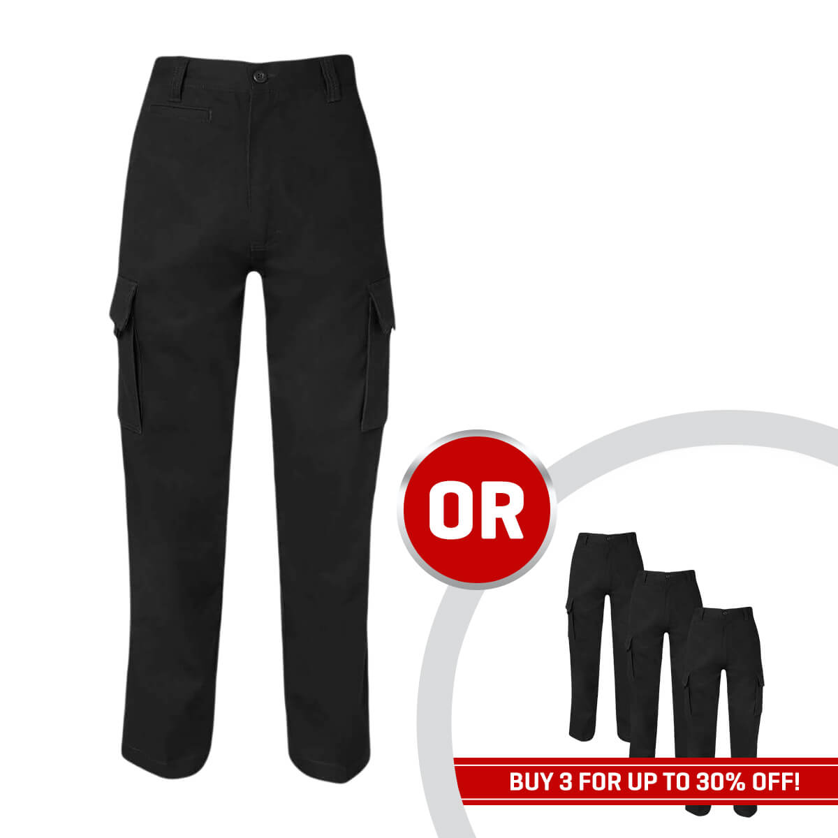 JB's Cotton Drill Cargo Trousers 