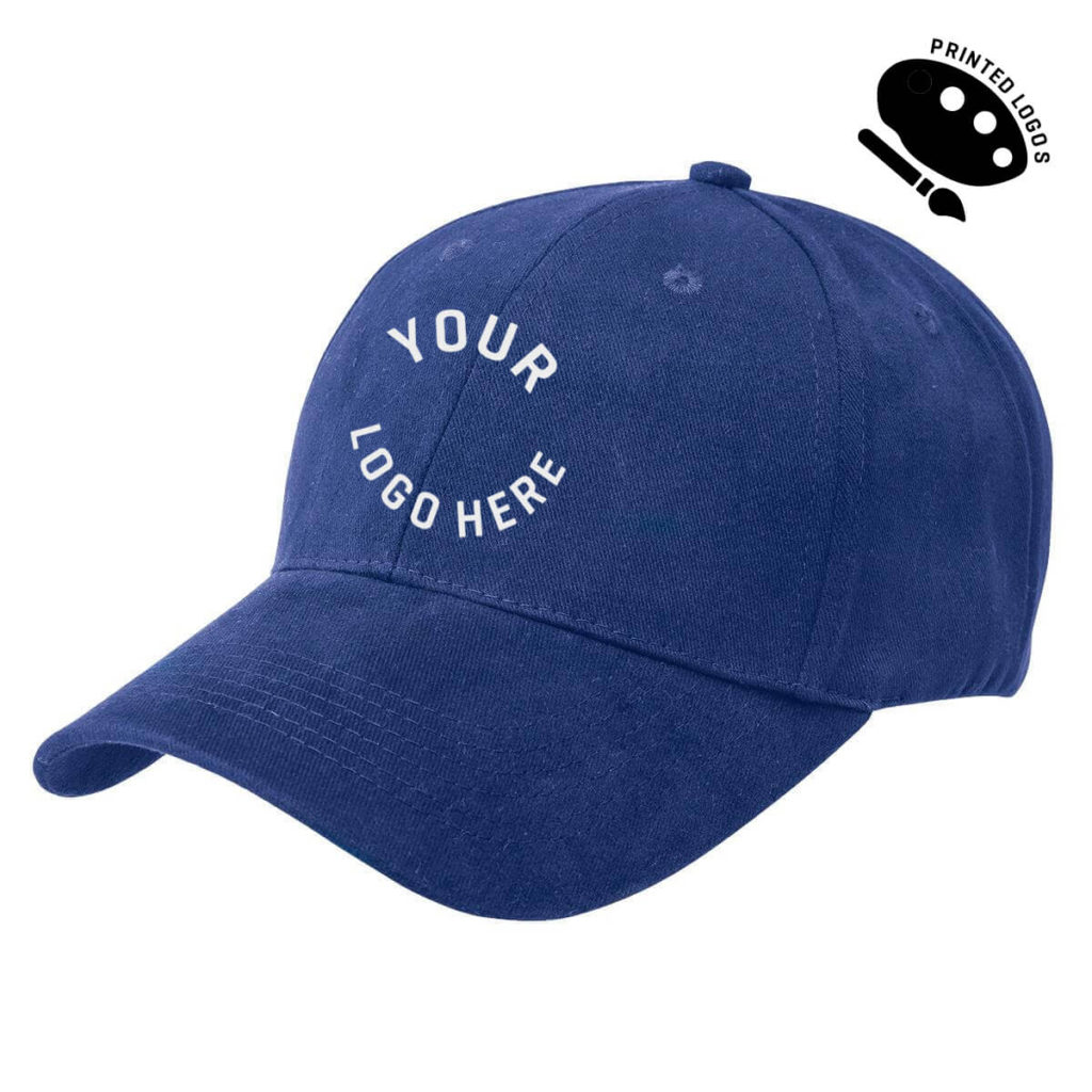 Soft Cotton Cap with Printed Front Logo 