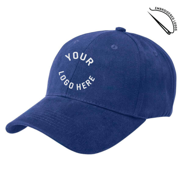 Premium Soft Cotton Cap with Embroidered Front Logo