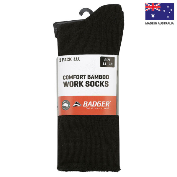 Badger Comfort Bamboo Socks (3 Pack)-XS45-2